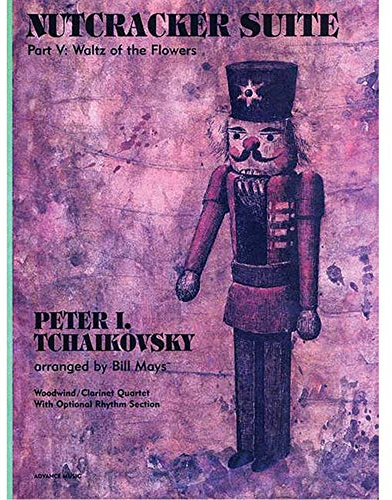 Nutcracker Suite: Part V: Waltz of the Flowers. Flöte/Klarinette, Klarinette, Klarinette/Alt-Klarinette, Bass-Klarinette + Klavier, Bass, Schlagzeug ad lib. Partitur und Stimmen.