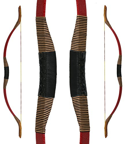 Drake Traditioneller Reiterbogen - 142cm (Red Gold, 45 lbs)