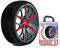 RD9 - Grip - Cadenas de nieve textil, talla Nº 560, set 2 uds, guantes incluidos