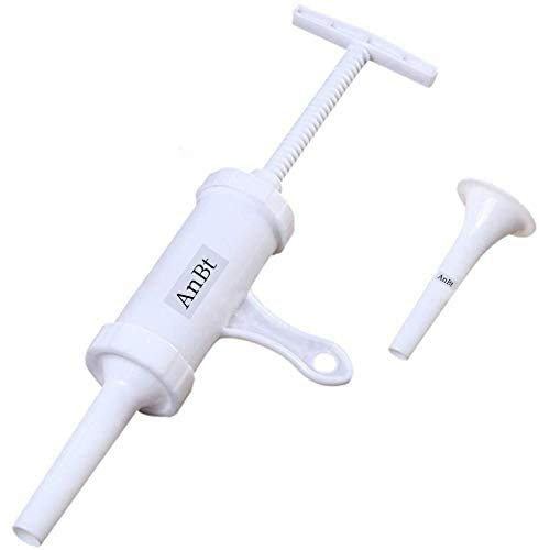 YUEWO Wurstfüller Handbetriebene Salami Maker Trichter Handwerkzeuge 2 Düsenaufsatz (2*Pack)