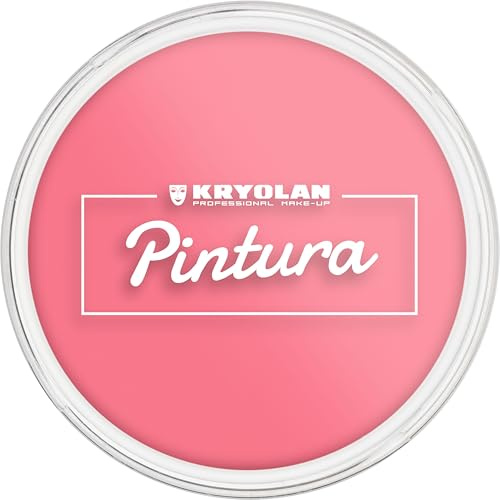 Kryolan Pintura Water Color Make-up Hot Pink 20 ml I Wasserbasierte Kinderschminke für Gesicht & Körper I CE-Zertifiziert I Schnell trocknend, leicht abwaschbar & individuell deckend