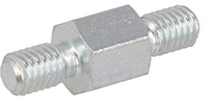 10X 428X08 Distanzmuffe mit Gewinde 8mm Außengew: M5 sechskant Stahl DREMEC