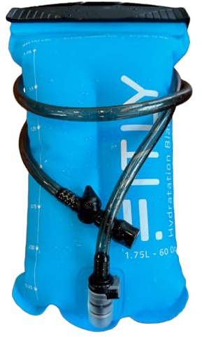 FITLY Bouteille d'eau souple | Rétrécit au fur et à mesure que vous buvez | Bouteille d'eau pliable idéale pour la course, la randonnée, le vélo, l'escalade et les activités rigoureuses