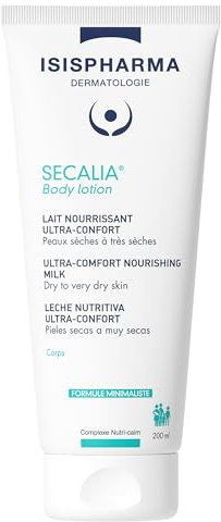 ISISPHARMA SECALIA - Body lotion - Lait nourrissant ultra frais pour le corps - Confort et hydratation durables - Peaux sèches à très sèches - Adapté à toute la famille - Fabrication française