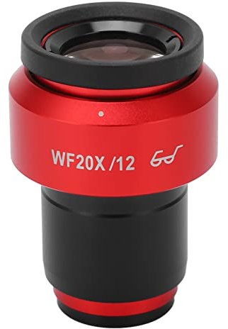 Mikroskop-Okular, WF20X Weitwinkel-Okular, Okularlinse, 30-mm-Schnittstelle, Biologischer Mikroskop-Objektivadapter Für Biologische Mikroskope, Industrie-Mikroskop(Rot)