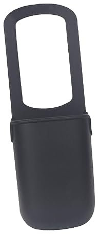 Perfeclan Portavasos de Silicona para Cochecito, Portavasos para Bicicleta, Portavasos de Vacío para Cochecito, Portabotellas de Agua para Bicicleta para Tricic, Negro