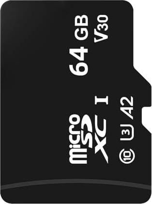 Noonkey Micro SD Card 64GB for Light Bulb Security Cameras, Wireless Outdoor Cameras, Indoor Home Camera