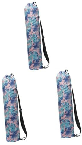 Toddmomy 3St Sling-Sporttasche Yoga-Tragetaschen Yoga-Rucksack Tragerucksack sportbeutel radrucksack Bedruckte Segeltuchtasche Yogamatten-Tragetasche eine Schulter Yoga Matte Yoga-Tasche