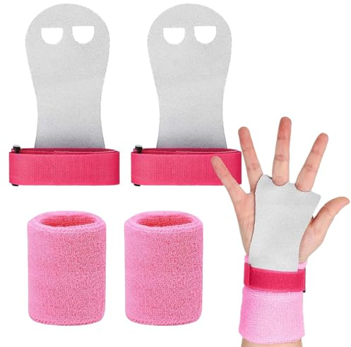 KARELLS Impugnature da Ginnastica Guanti Paracalli, Set di Polsini da Ginnastica Manopole Paracalli, Manopole da Ginnastica Paracalli Ginnastica Artistica Bambina, per Esercizio Bambini Ragazzi