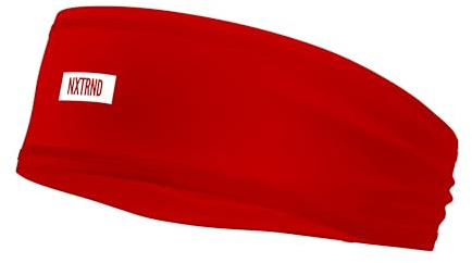 Nxtrnd Sports Headband, Football Skull Wrap, Fits Under Football Helmet (Red)