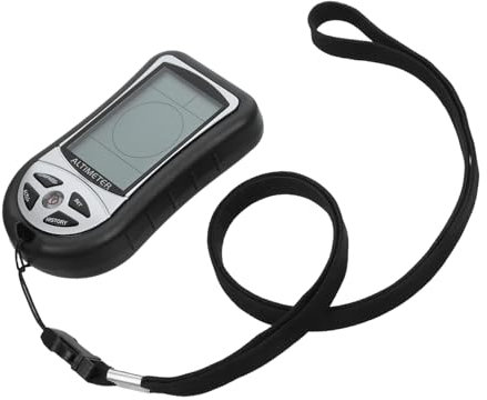 BESPORTBLE Digitales Angelbarometer Mit Elektronischem Kompass Kleinem Druckmessgerät Für Camp Outdoor Und Handheld Temperaturanzeige Gerät Für Wanderungen Und Bootfahrten