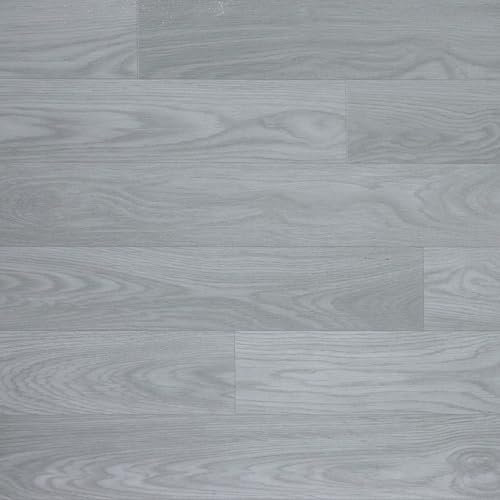 PVC Bodenbelag Selbstklebend 1x10m – Holzmaserung Vinylboden Roll Fliesenoptik, Holzoptik Vinyl Laminat Wasserdichter & Langlebiger Bodenfliesen für Wohnzimmer, Küche, Bad, Balkon Hellgrau