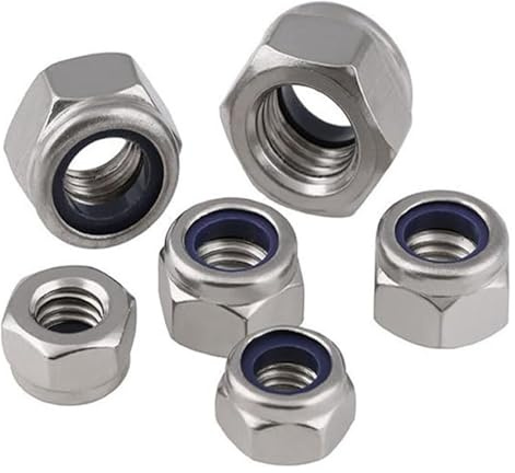 Muttern DIN985 A2-70 Grobgewinde 304 Edelstahl Nyloneinsatz Sicherungsmutter, mehrere Größen verpackt(1pcs M30)