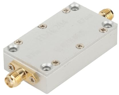 Ycauty Multiplicador de Frecuencia Duplicador de Frecuencia de Aleación de Aluminio de Alto Rendimiento Entrada de 4-8 GHz para Aplicaciones de RF Salida de 8-16 GHz
