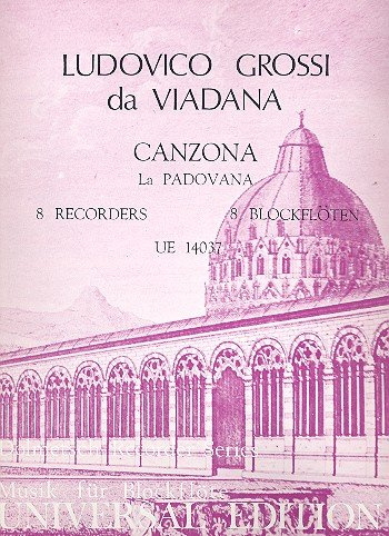 VIADANA L. - Canzona La Padovana para 8 Flautas de Pico