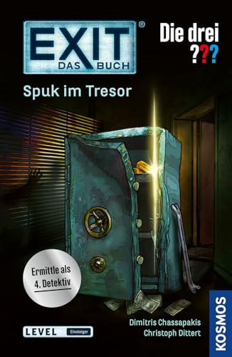 EXIT® - Das Buch: Die drei ??? - Spuk im Tresor.: Ein interaktives Rätselbuch ab 12 Jahren – Rätselspaß und Detektivgeschichte mit Escape-Room-Feeling für zu Hause. Ermittle als 4. Detektiv