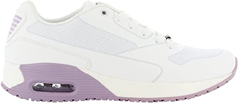 Oxypas Ela SCR, Sportschuhe, Arbeitsschuhe, Sneaker (ElaS4101lic),White with Lilac,41 EU
