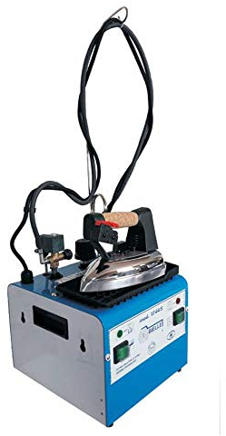 HygienFresh Générateur de vapeur électrique, alimentation d'eau manuelle, avec fer professionnel