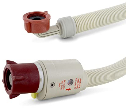 DL-pro Manguera de entrada 1,5 m universal Aquastop 90 °C para lavavajillas