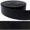 DecoMeister Kantenumleimer mit Schmelzkleber Möbelkantenband Melaminkantenumleimer Umleimer Melamin Bügelkante Dekor für Regalbrett Furnier zum Aufbügeln 40mm x 5m Kantenband Schwarz
