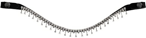 Acavallo Queen Stirnband, Größe:WB, Farbe:schwarz