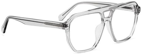 XUAN Herren Und Damen Lesebrille Groß Brille Mode Lesebrille Mit Sehstärke Schwarz/Grau Großer Rahmen Brillen Lesehilfe Sehhilfe Für Presbyopie (Color : Grey, Size : +2.0)