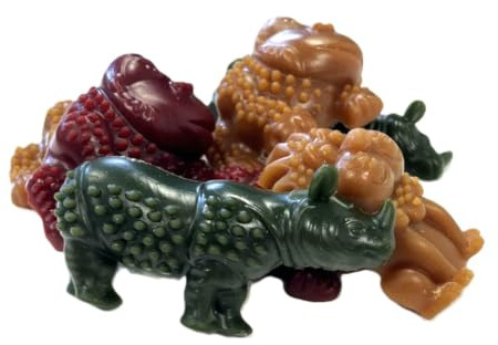 Medium Jungle Animals x 25 Vegetarian Dog Treats Chews 100% Meat-Free 100% Natural LOS