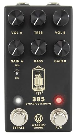 Walrus Audio 385 MKII Dynamic Overdrive FX Black - Verzerrer für Gitarren