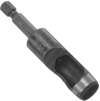 CoCud Lochzange aus Leder, Durchmesser 12 mm, runde Hohlzange aus hochwertigem Kohlenstoffstahl - (Anwendungen: für Gummi, Papier, weiches Material)