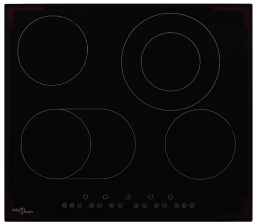 Xichuzi Vitrocerámica con 4 quemadores Control táctil 6600 W, Placa Induccion, Placas De Induccion, Horno Y Placa Induccion, Electrodomésticos