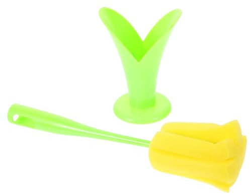 Didiseaon Cup Brush for Bottle Cleaning Sponge Bottle Brush Long Handle and Flasks
