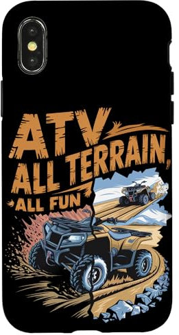 VTT tout terrain, tout amusant Coque pour iPhone X/XS