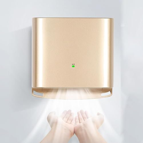 Automatic Induction Hand Dryer - Energy Saving Touch-Free Wall-Mounted Electric Hand Dryer for Kitchen and Bathroom