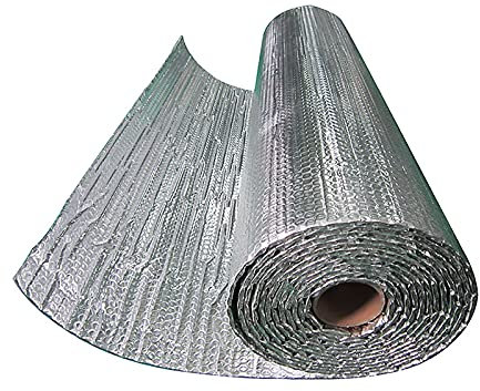 Folien-Isolierrolle, Luftpolsterfolien-Isolierung, Isolierrolle, Heizkörper-Isolierfolie, Luftpolsterfolien-Isolierung, wärmereflektierende Strahlungsbarriere, energiesparend und wasserdicht für W (