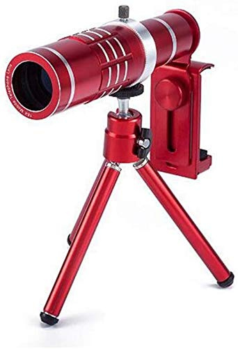 Monocular, teleobjetivo Universal para teléfono móvil, Lente de cámara Externa HD con Enfoque de 18X.