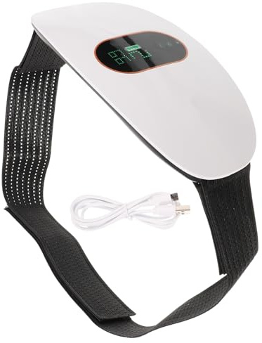 ibasenice Masajeador Abdominal Portátil de Abs Color Blanco Diseño Cómodo para Llevar, Adecuado para Masaje y Tonificación en Casa o Gimnasio
