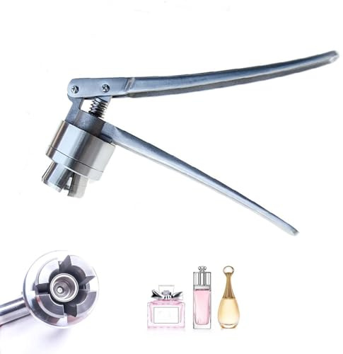 Crimpadora manual de perfume, máquina de sellado para una aplicación precisa de tapas, compatible con botellas de spray de 13 mm, 15 mm, 20 mm, ideal para manualidades y proyectos de bricolaje