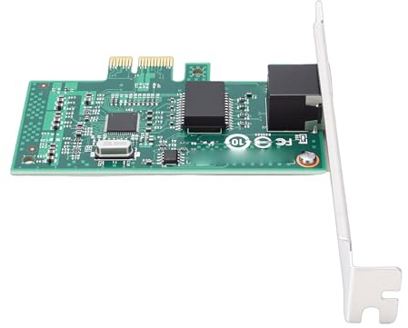 Leftwei Tarjeta de Red Gigabit, Tarjeta Ethernet con Puerto RJ45, PCI Express 2.0 X1 con Controlador 210AT, Ideal para Server 2003, Vista, 7, 8, 10 PC