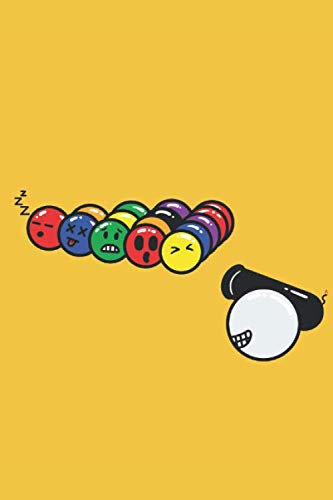 Billard Notizbuch: Billard Snooker Spieler Notizbuch / Notizheft / Notizblock A5 (6x9in) Dotted Notebook / Punkteraster / 120 gepunktete Seiten
