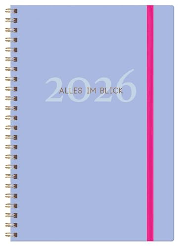 Terminkalender To-do-Planer 2026: Taschenkalender mit Spiralbindung. Mit Strukturen für mehr Produktivität. Format: 14,8 x 21 cm.