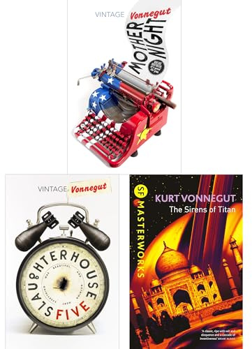 Kurt Vonnegut Collection: Mother Night, Slaughterhouse 5 & Sirens of Titan – A Deep Dive into War, Identity, and the Absurdities of Life (3-Book Set)