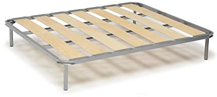 Talamo Italia - Rete letto piazza e mezza Mariagiulia, Rete ortopedica a doghe larghe, 100% Made in Italy, Cm 120x190h 31