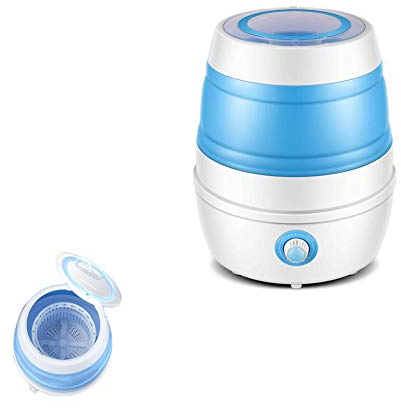MNSSRN Mini Petit Lave-Linge, Semi-Automatique Pliable Portable Home Business Voyage sous-vêtements Voyage Chaussettes Washing Machine économie d'énergie Lave-Linge