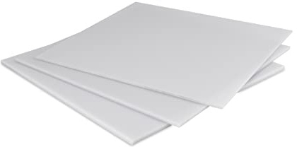 Platte aus Polycarbonat | opal-weiß | 5mm stark | UV resistent | Qualität von W&S GmbH | 1000mm x 400mm | Polycarbonatplatten | Außenbereich & Innenbereich