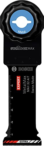 Bosch Accessories 1x Sägeblatt Expert MetalMax MAII 32 AIT (für Stahl, Edelstahl, Breite 32 mm, Zubehör Multifunktionswerkzeug)