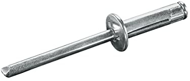 GOEBEL® - 500 x Presslaschenblindnieten (Leichtbau) Aluminium (Ø x L) 4,8 x 20,5 mm mit Flachkopf - Presslaschen-Blindniete - Presslaschenblindniete (Leichtbau) - TRI-GO