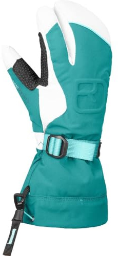 ORTOVOX MER. Freeride 3 Finger Glove W - C: Pacific Green T: M
