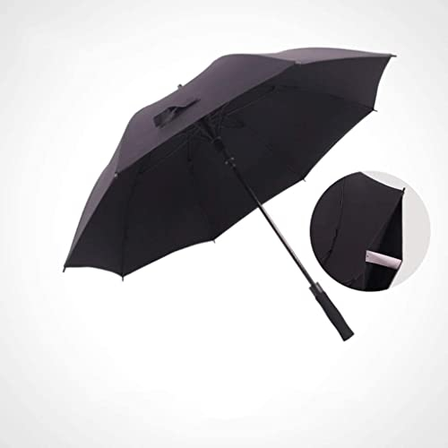 YMXWFC Winddichter Golfschirm, UV-Schutz, belüfteter Sonnenschirm mit doppeltem Baldachin, einfarbige Regenschirme mit wasserdichtem Stock