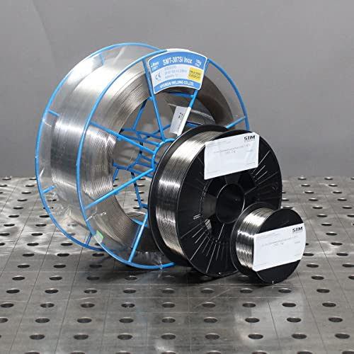 0,8 mm Schweißdraht Edelstahl 1.4370 307 L (schwarz-weiß) NIRO INOX Stainless (K300 (300mm), 15 Kg)