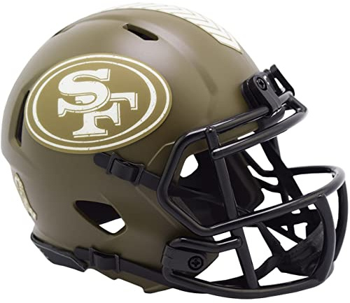 Riddell Speed Mini fotbollshjälm SALUTE 49ers